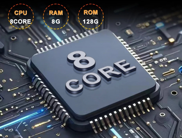 8,8" Android 14 Display 8-Core Audi A6 C6 2005–2011 CarPlay & Android Auto